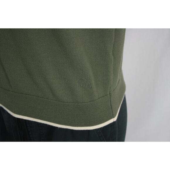 J.W. Anderson Uniqlo Green Tri-Blend Collared Pullover Polo Shirt Mens Small - Picture 3 of 5